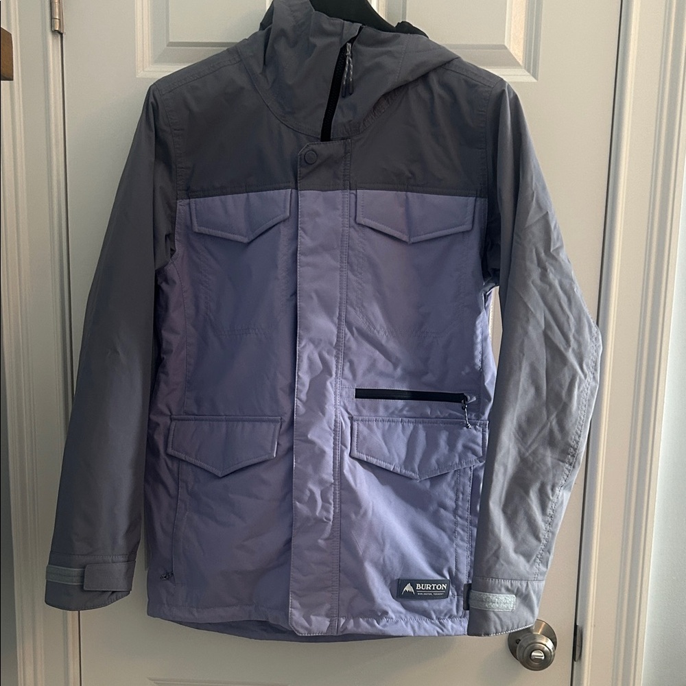 Burton Women's Ski Jacket - Purple and Gray